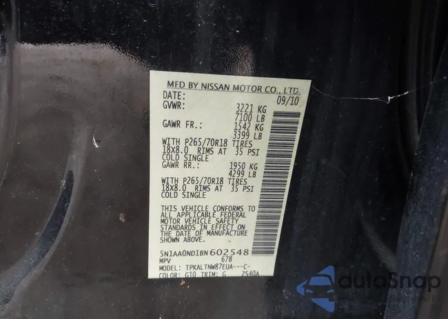 5N1AA0ND1BN602548: 43995839