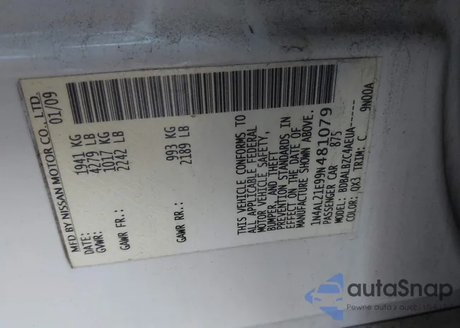 1N4AL21E99N481079: 43995903