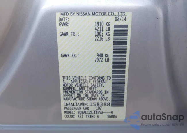 1N4AL3AP9FC158388: 43995927