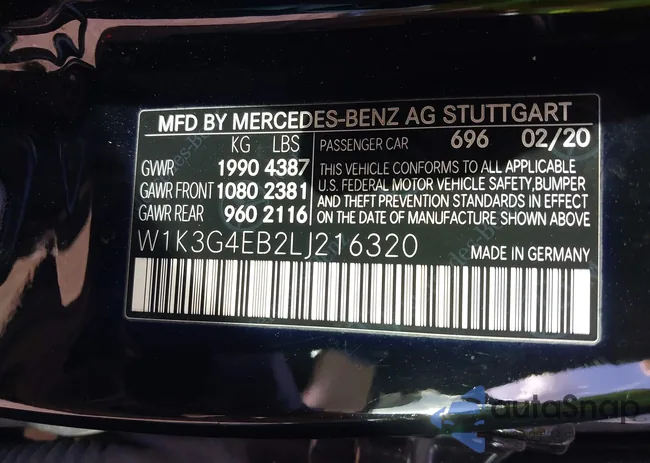 W1K3G4EB2LJ216320: 43995960