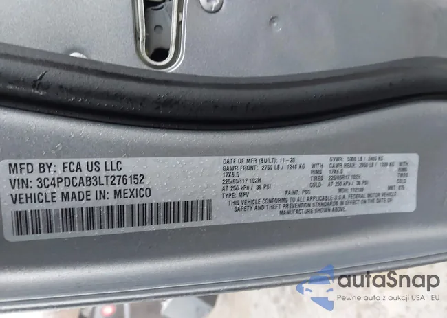 3C4PDCAB3LT276152: 43996177