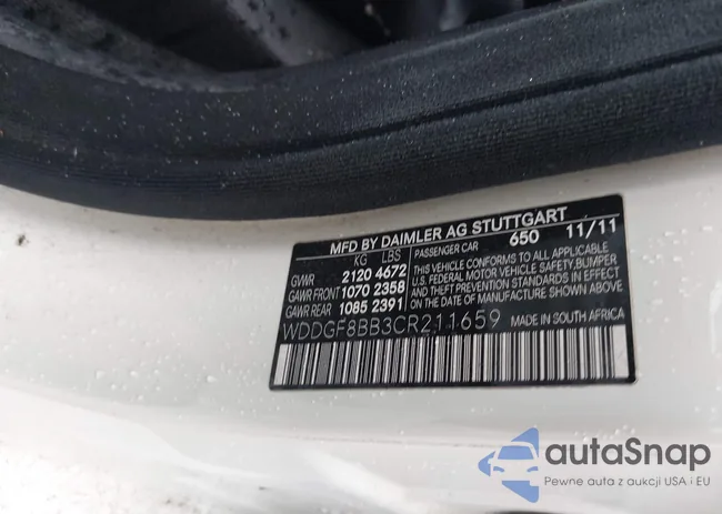 WDDGF8BB3CR211659: 43996185