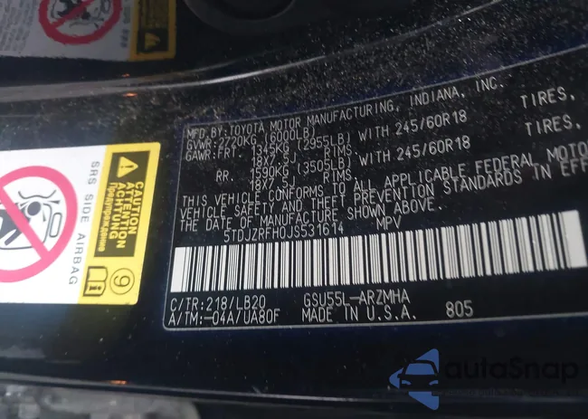 5TDJZRFH0JS531614: 43996224