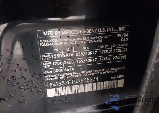 4JGAB57E15A555274: 43995354