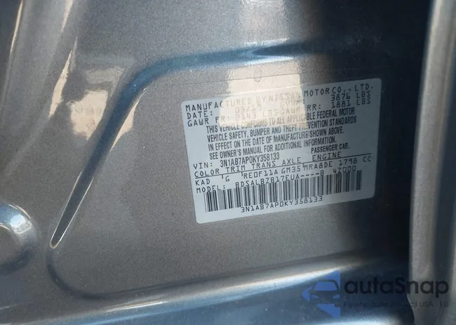 3N1AB7AP0KY358133: 43995593