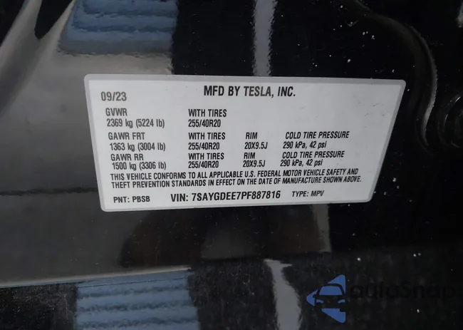 7SAYGDEE7PF887816: 43995638