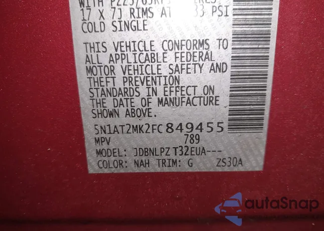 5N1AT2MK2FC849455: 43996665