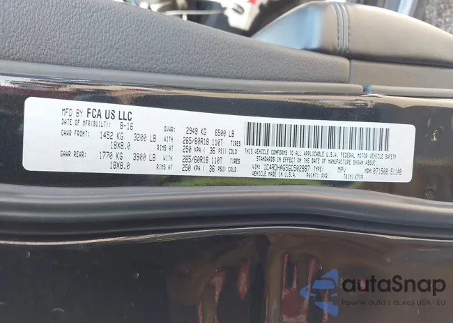 1C4RDHAG5GC502887: 43996689