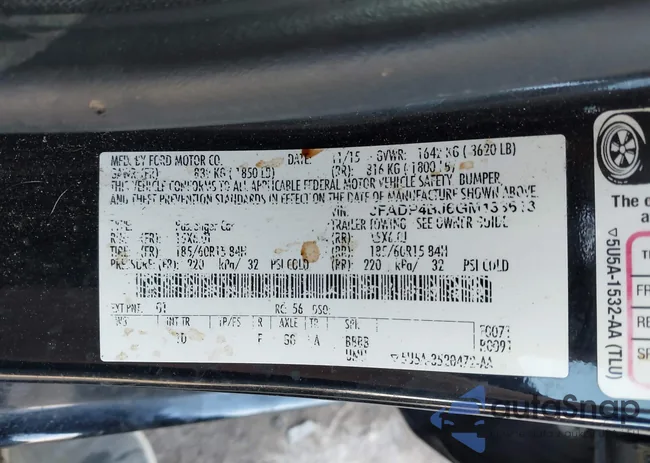 3FADP4BJ6GM133613: 43996794