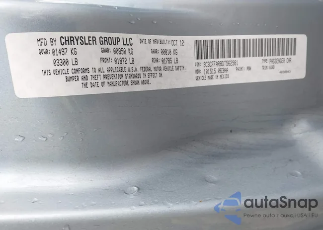 3C3CFFAR8DT562981: 43996875