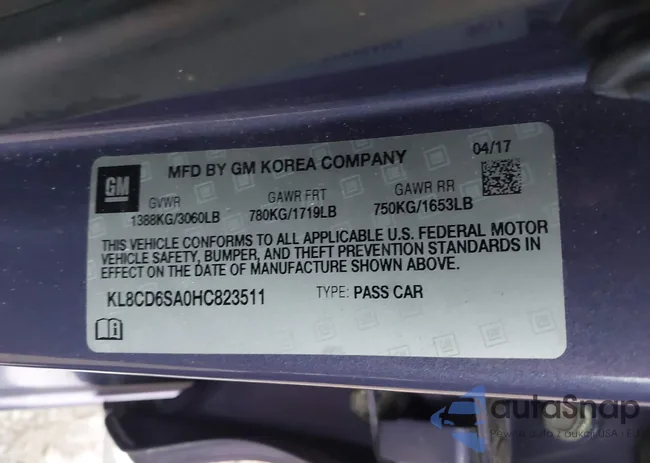 KL8CD6SA0HC823511: 43996928