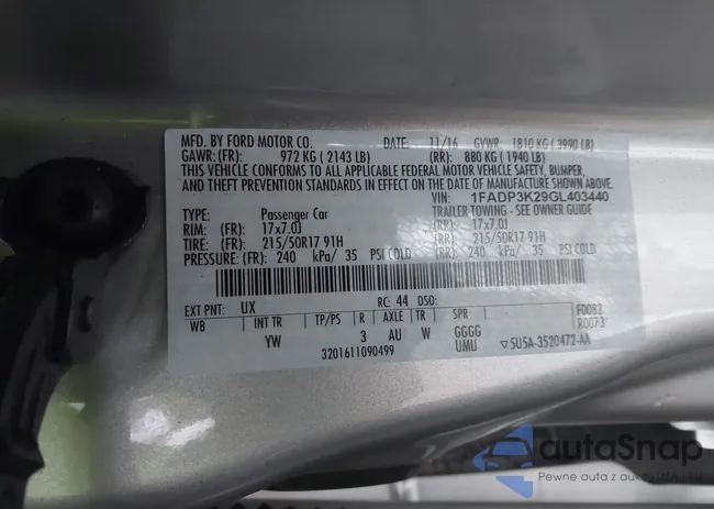 1FADP3K29GL403440: 43996935