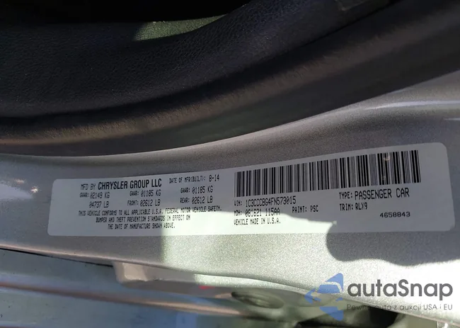 1C3CCCBG4FN573015: 43996974