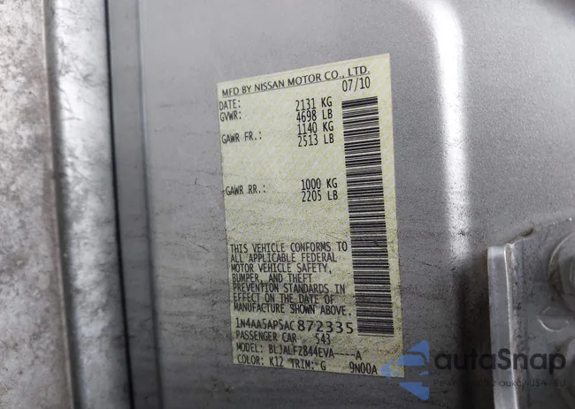 1N4AA5AP5AC872335: 43997248