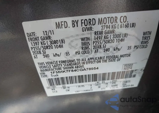 1FMHK7F84CGA78954: 43996259