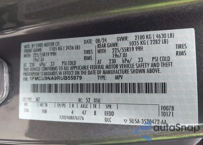 1FMCU9NA9RUB55879: 43996412