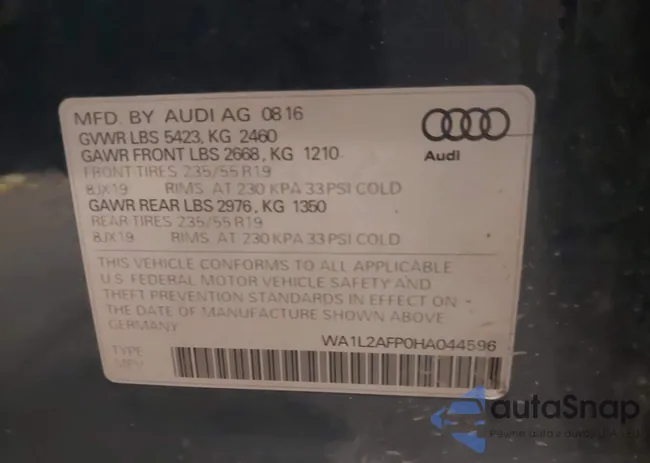 WA1L2AFP0HA044596: 43997728