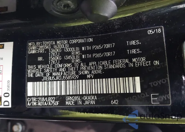 JTEBU5JR2J5585929: 43997775