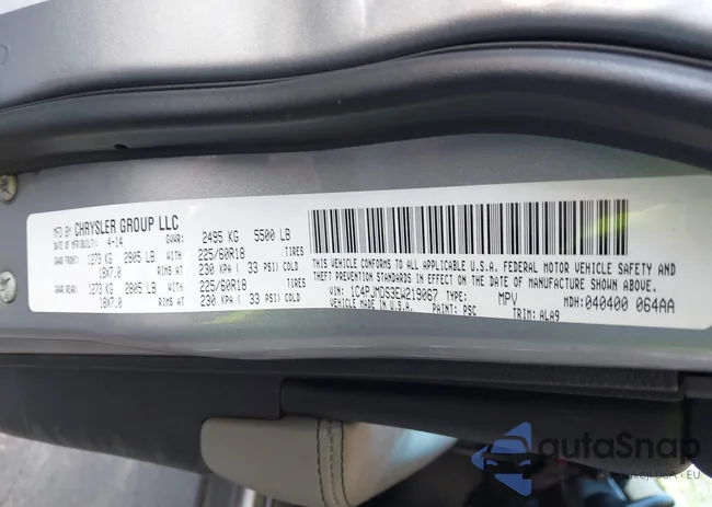 1C4PJMDS3EW219067: 43997795