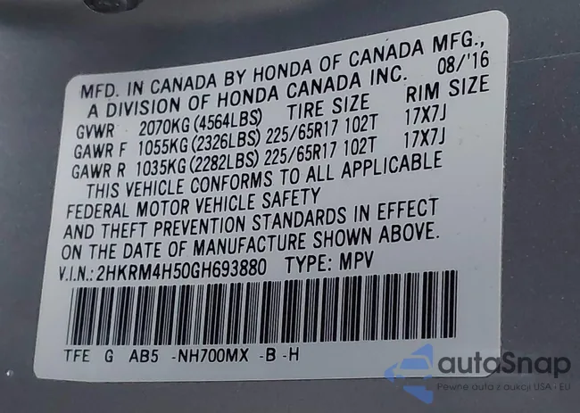 2HKRM4H50GH693880: 43997824