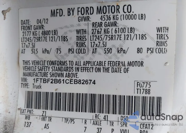 1FTBF2B61CEB82674: 43997931