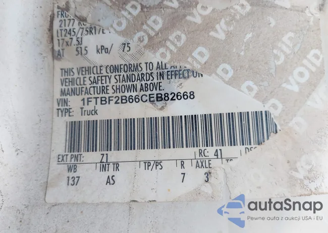 1FTBF2B66CEB82668: 43997937