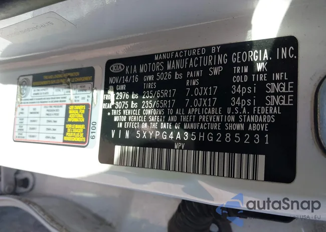 5XYPG4A35HG285231: 43997962