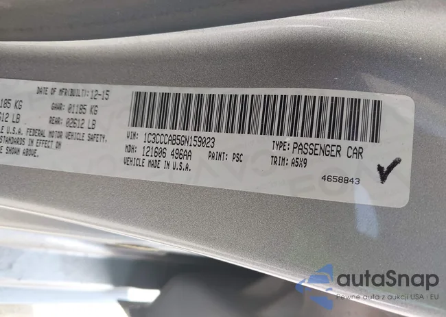 1C3CCCAB5GN159023: 43998143