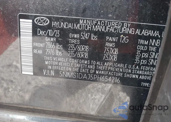 5NMS1DAJ5PH654216: 43997283