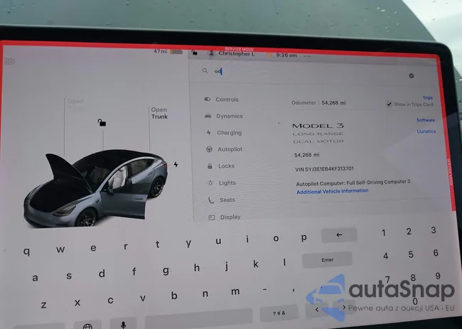 5YJ3E1EB4KF213701: 43997299