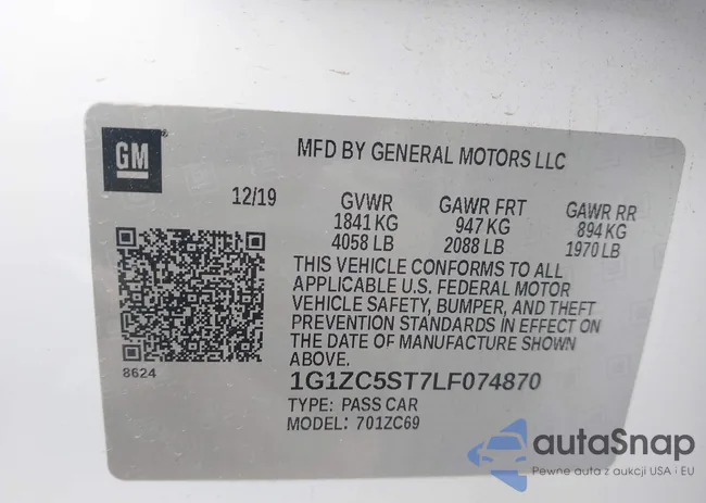 1G1ZC5ST7LF074870: 43997359