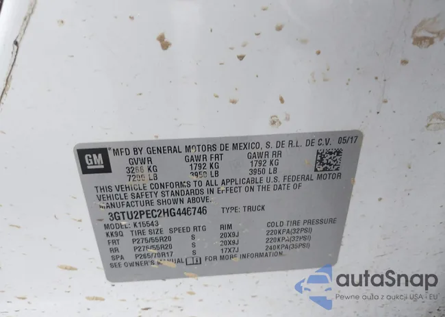 3GTU2PEC2HG446746: 43997372