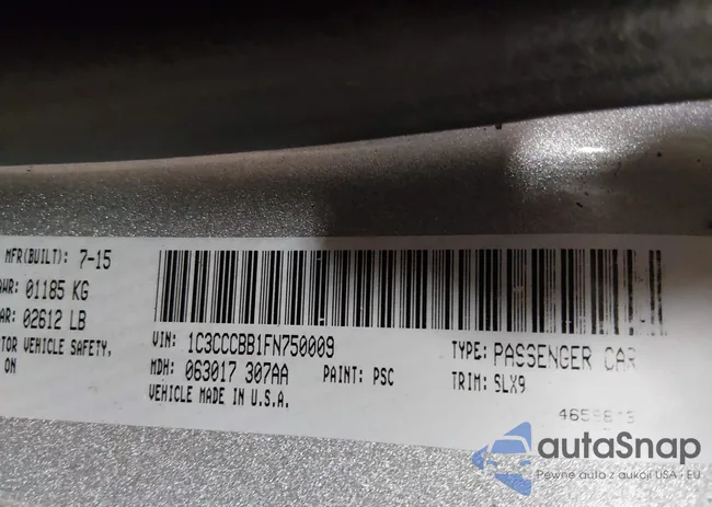 1C3CCCBB1FN750009: 43997378