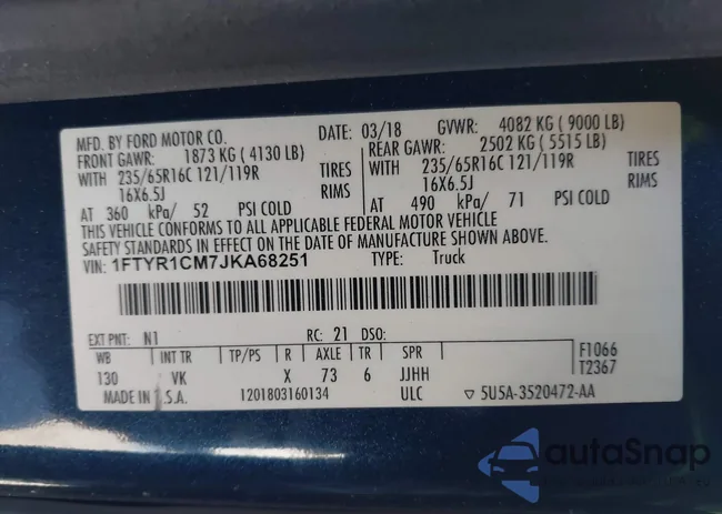 1FTYR1CM7JKA68251: 43997486