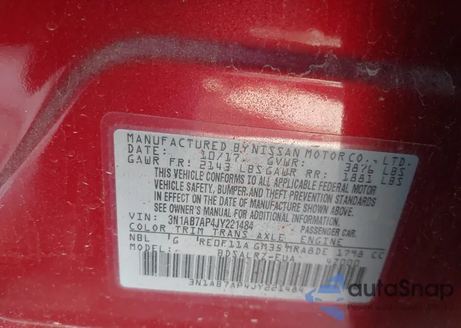 3N1AB7AP4JY221484: 43997516