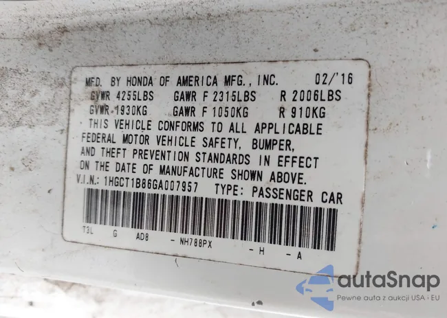 1HGCT1B86GA007957: 43997553