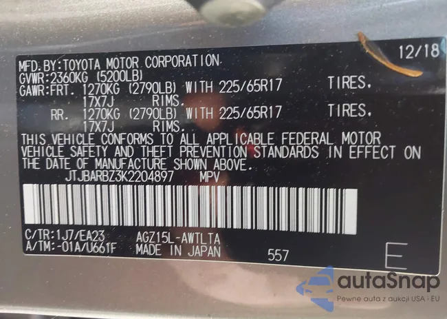 JTJBARBZ3K2204897: 43997654