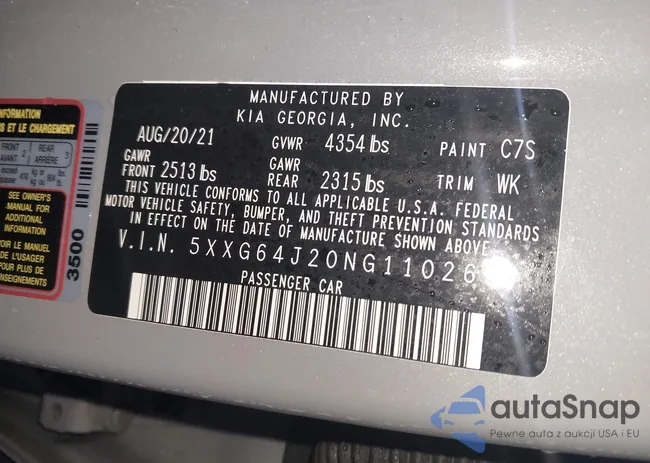 5XXG64J20NG110265: 43998766