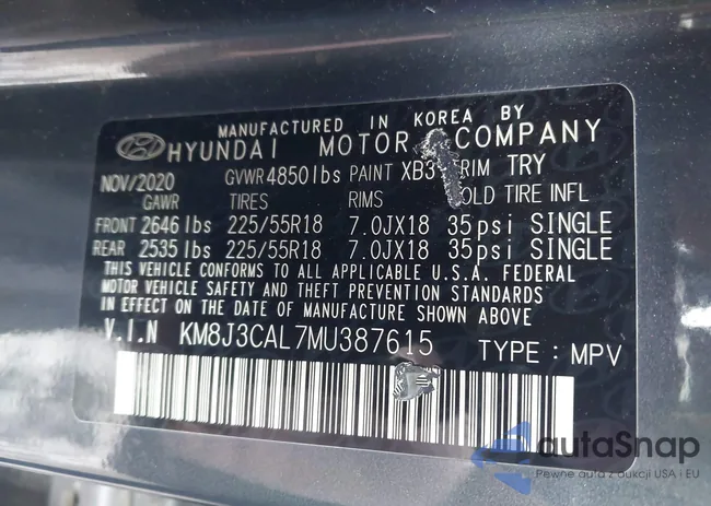 KM8J3CAL7MU387615: 43998770