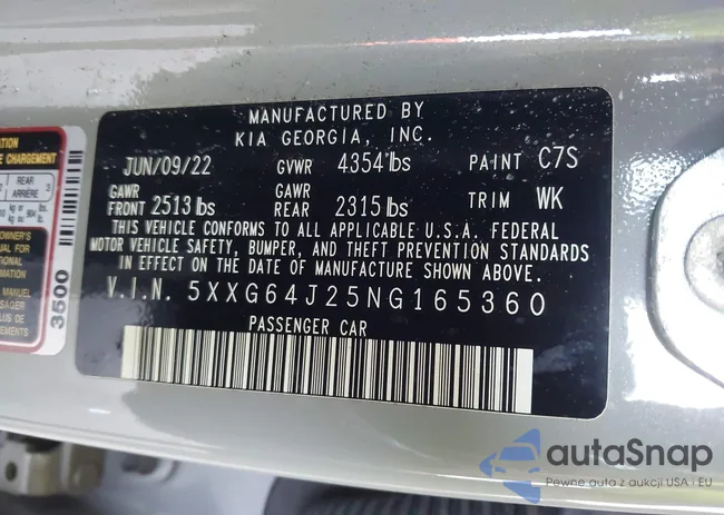 5XXG64J25NG165360: 43998791