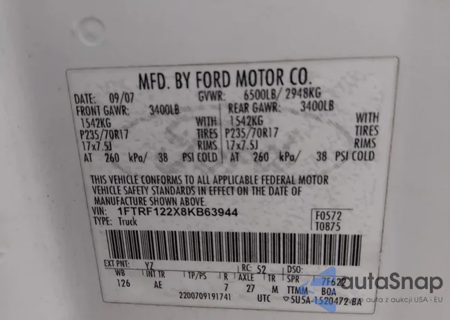 1FTRF122X8KB63944: 43998864