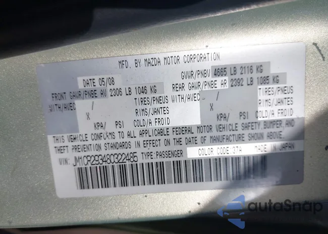 JM1CR293480322485: 43998934