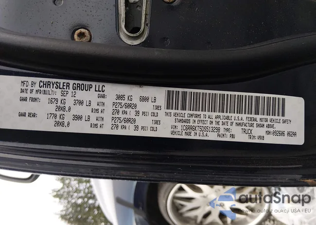 1C6RR6KT5DS513298: 43998945