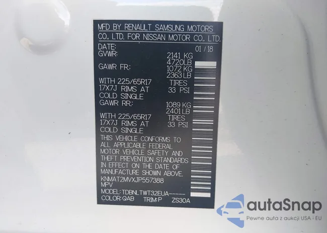 KNMAT2MVXJP557388: 43998293