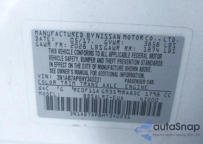 3N1AB7AP8HY340231: 43998418