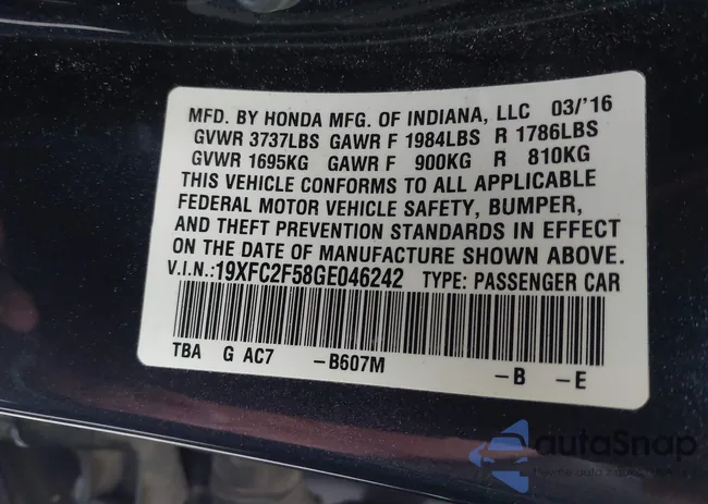 19XFC2F58GE046242: 43998433