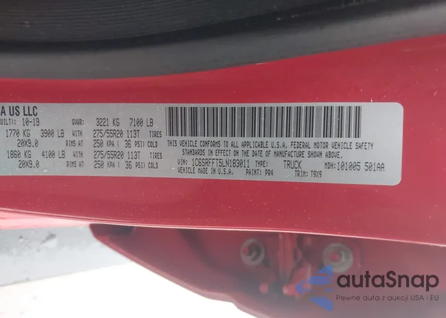 1C6SRFFT5LN183011: 43998467