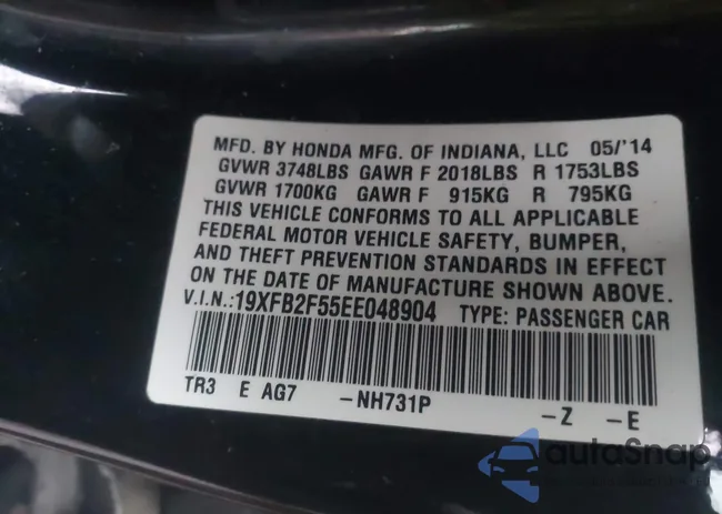 19XFB2F55EE048904: 43998608