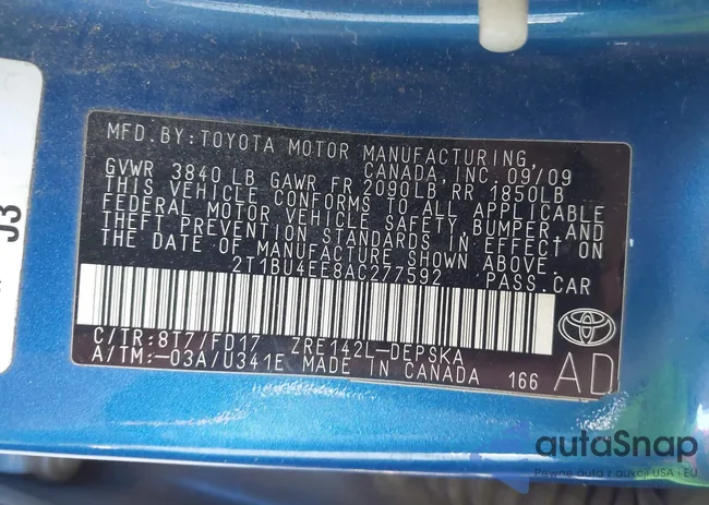 2T1BU4EE8AC277592: 43999774