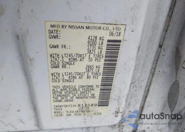 1N6BF0KY1JN811589: 43999817